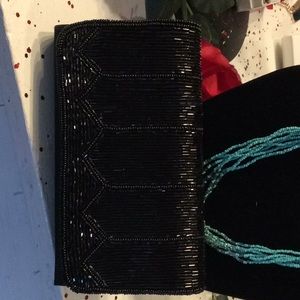 Beaded clutch Handbag